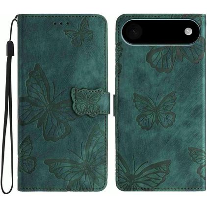 Mobigear Butterfly iPhone Air Hülle Klapphülle Geldbörse - Grün