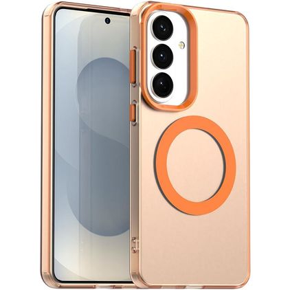 Mobigear Shockproof Samsung Galaxy S26 Plus MagSafe Hülle Hardcase Backcover - Orange