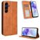 Mobigear Sensation Samsung Galaxy A35 Hülle Klapphülle Geldbörse - Braun