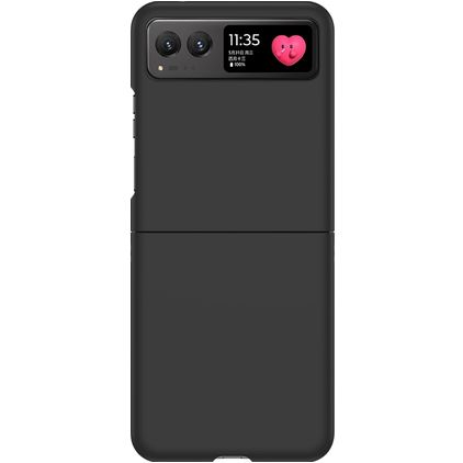 Mobigear Colors Motorola Razr 40 Hülle Hardcase Backcover - Schwarz