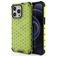 Mobigear Honeycomb iPhone 14 Pro Hülle Hardcase Backcover Stoßfest - Grün