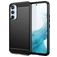 Mobigear Brushed Slim Samsung Galaxy A54 Hülle Flexibles TPU Backcover - Schwarz