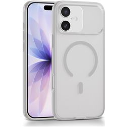 Mobigear Shockproof Grip iPhone 17 MagSafe Hülle Hardcase Backcover - Weiß