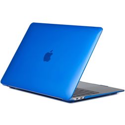 Mobigear Glossy MacBook Air 13 Zoll (2018-2020) Hardcase Hülle MacBook Case - Dunkelblau - Model A1932 / A2179 / A2337
