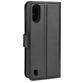 Mobigear Classic Samsung Galaxy A01 Hülle Klapphülle Geldbörse - Schwarz