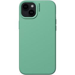 Nudient Base iPhone 15 Plus Silikon Hülle Backcover - Mint Green