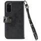 Mobilize Gelly Zipper Samsung Galaxy S20 Hülle Abnehmbare 2in1 Clutch - Schwarz