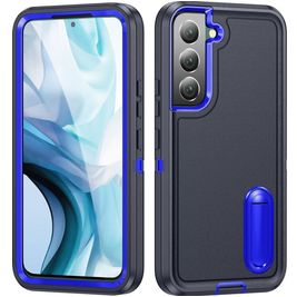 Mobigear Rugged Stand Samsung Galaxy S23 Hülle Hardcase Backcover Stoßfest mit Ständer - Dunkelblau