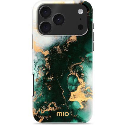 MIO iPhone 17 Pro Max MagSafe Hülle Hardcase Backcover - Green Marble