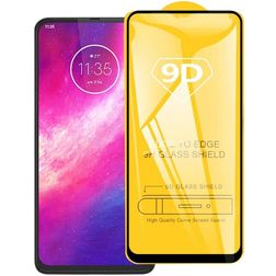 Mobigear Premium Motorola One Hyper Panzerglas Gehärtetes Glas Displayschutz - Hüllenfreundlich - Schwarz