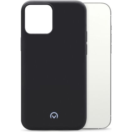 Mobilize Rubber Gelly iPhone 13 Pro Max Hülle Flexibles TPU Backcover - Matt Black