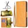 Mobigear Excellent Motorola Moto E32s Hülle Klapphülle Geldbörse - Cognac