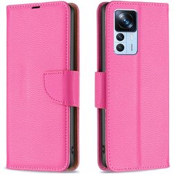 Mobigear Wallet Xiaomi 12T Pro Hülle Klapphülle Geldbörse - Magenta
