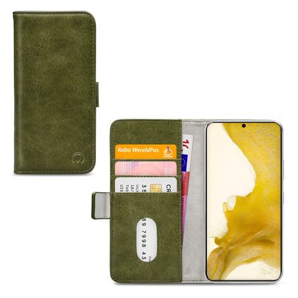Mobilize Elite Gelly Samsung Galaxy S22 Plus Hülle Klapphülle Geldbörse - Grün