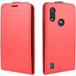 Mobigear Motorola Moto E6s (2020) Hülle Flipcase - Rot