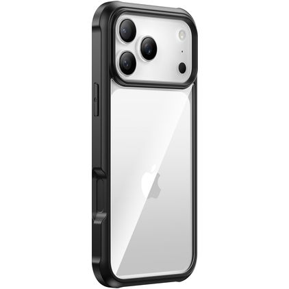 Valenta Full Cover Transparent iPhone 18 Pro Max Gehärtetes Glas Backcover Shockproof - Transparent
