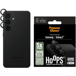 PanzerGlass Ceramic Hoops Samsung Galaxy S25 Gehärtetes Glas Kameralinsen Schutz - Hüllenfreundlich