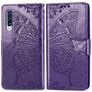 Mobigear Butterfly Samsung Galaxy A50 Hülle Klapphülle Geldbörse - Lila