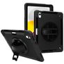 Mobiparts Armor iPad 10 (2022) Stoßfeste Hardcase Hülle + Ständer - Schwarz