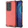 Mobigear Honeycomb Huawei P40 Pro Plus Hülle Hardcase Backcover Stoßfest - Rot