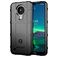 Mobigear Rugged Shield Nokia 1.4 Hülle Flexibles TPU Backcover Stoßfest - Schwarz