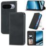 Mobigear Retro Slim Google Pixel 10 Pro XL Hülle Klapphülle Geldbörse - Schwarz
