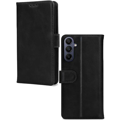 Mobilize Premium Gelly Wallet Samsung Galaxy A05s Hülle Klapphülle Geldbörse - Schwarz