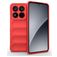 Mobigear Bumpy Xiaomi 15 Pro Hülle Flexibles TPU Backcover - Rot
