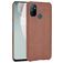 Mobigear Croco OnePlus Nord N100 Hülle Hardcase Backcover - Braun