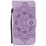 Mobigear Mandala iPhone 11 Hülle Klapphülle Geldbörse - Lila