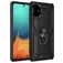 Mobigear Armor Ring Samsung Galaxy A71 Hülle Hardcase Backcover Stoßfest mit Ringhalter - Schwarz