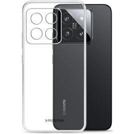 Mobilize Gelly Durchsichtig Xiaomi 14 Hülle Flexibles TPU Backcover - Transparent