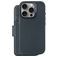 Decoded Detachable Wallet iPhone 16 Pro MagSafe Hülle Echtes Leder Abnehmbare 2in1 Klapphülle Geldbörse - Marineblau