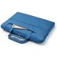 Mobigear Denim Zipper Laptop Umhängetasche 13 - 14 Zoll Laptoptasche - Blau