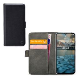 Mobilize Classic Gelly Wallet Nokia 2.4 Hülle Klapphülle Geldbörse - Schwarz