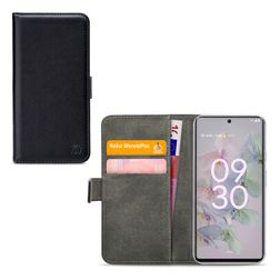 Mobilize Classic Gelly Wallet Google Pixel 6a Hülle Klapphülle Geldbörse - Schwarz