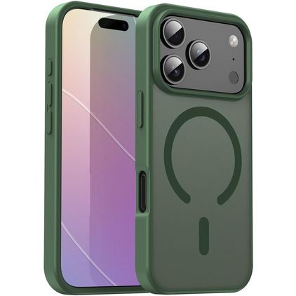 Mobigear Shockproof iPhone 17 Pro MagSafe Hülle Hardcase Backcover - Olive Green