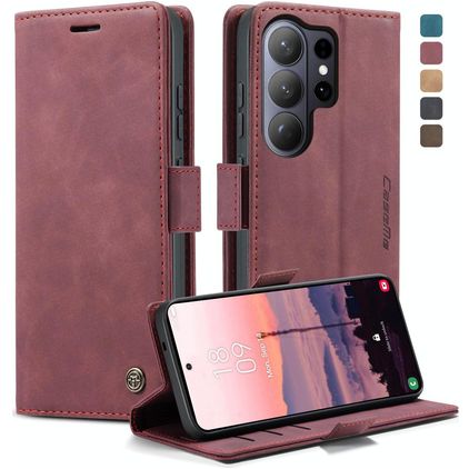 CaseMe 013 Samsung Galaxy S26 Ultra Hülle Klapphülle Geldbörse - Rot
