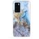 Mobigear Marble Huawei P40 Hülle Flexibles TPU Backcover - Blau