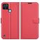 Mobigear Classic Realme C25Y Hülle Klapphülle Geldbörse - Rot