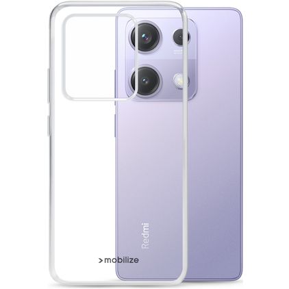 Mobilize Gelly Case Durchsichtig Xiaomi Redmi Note 14S Hülle Flexibles TPU Backcover - Transparent