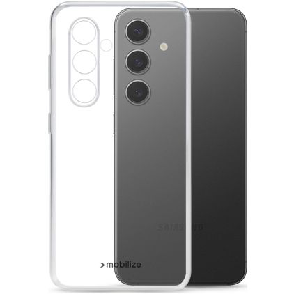 Mobilize Gelly Durchsichtig Samsung Galaxy S24 FE Hülle Flexibles TPU Backcover - Transparent