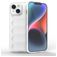 Mobigear Bumpy iPhone 15 Hülle Flexibles TPU Backcover - Weiß
