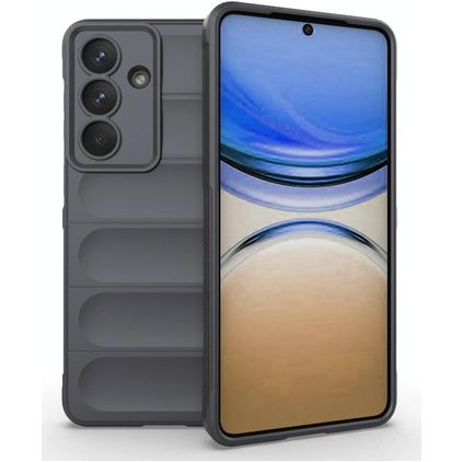 Mobigear Bumpy Samsung Galaxy S26 Plus Hülle Flexibles TPU Backcover - Grau