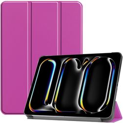 Mobigear Tri-Fold iPad Pro 11 Zoll (2024) Hülle Klapphülle - Lila