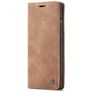 Caseme 013 Samsung Galaxy A71 Hülle Klapphülle Geldbörse - Braun