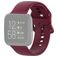 Mobigear Sport Buckle Silikon Fitbit Versa Armband Dornschließe - Rot