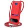 Mobigear Lanyard Card Google Pixel 11 Pro XL Silikon Handykette mit Kartenhalter - Rot