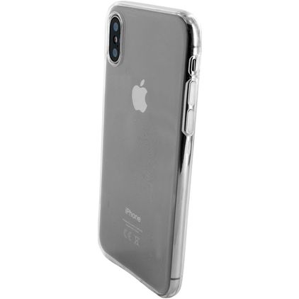 Mobiparts Classic Durchsichtig iPhone X Hülle Flexibles TPU Backcover - Transparent