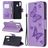 Mobigear Butterfly Samsung Galaxy A20s Hülle Klapphülle Geldbörse - Lila